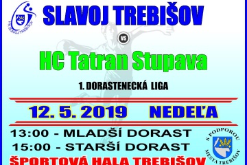 Hádzanársky zápas 1. dorasteneckej ligy: Slavoj Trebišov - HC Tatran Stupava