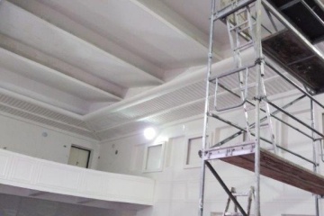 Maľovanie priestorov v budove Tržnice (stará KASS)