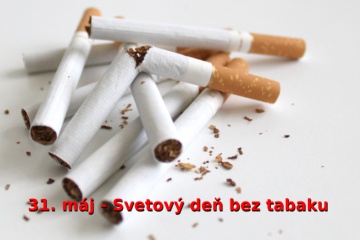 SVETOVÝ DEŇ BEZ TABAKU - 31. máj 2019