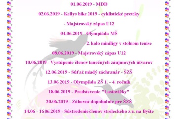 Program CVČ - jún 2019