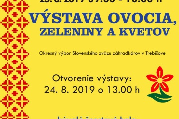 Výstava ovocia, zeleniny a kvetov 2019