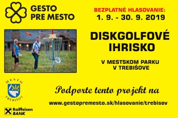 HLASOVANIE za projekt: Diskgolfové ihrisko v parku