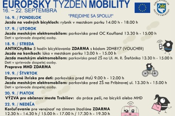 EURÓPSKY TÝŽDEŇ MOBILITY 2019