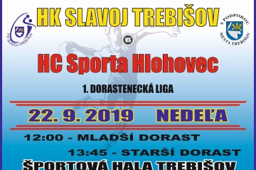 Hádzanársky zápas 1. dorasteneckej ligy: HK Slavoj Trebišov - HC Sporta Hlohovec