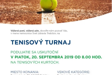 Tenisový turnaj zdravotníkov