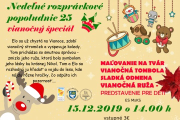 Nedeľné rozprávkové popoludnie 25 - vianočný špeciál