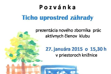 Ticho uprostred záhrady