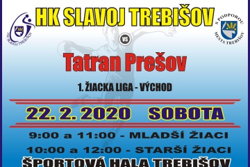 Hádzanársky zápas 1. žiackej ligy - východ: Slavoj Trebišov - Tatran Prešov