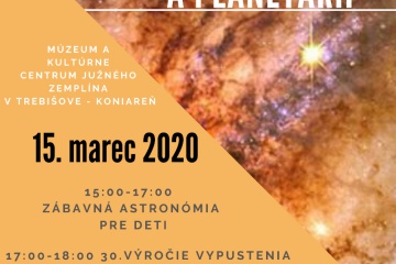 Deň hvezdární a planetárií - termín presunutý