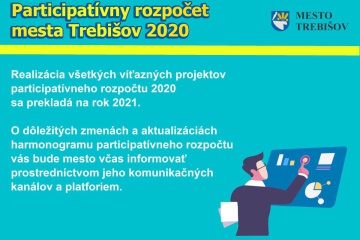 Realizácia projektov participatívneho rozpočtu 2020 je preložená