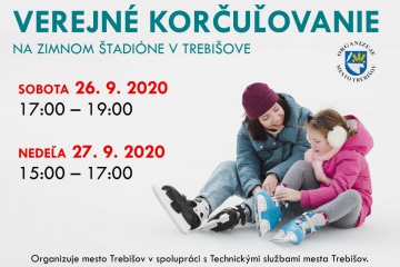 Korčuľovanie pre verejnosť - 26. a 27. september 2020