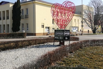 Srdce vďaky je na 2 týždne v meste Trebišov