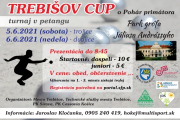 TREBIŠOV CUP - turnaj v petangu o Pohár primátora