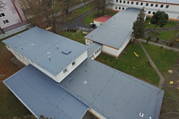 Generálna oprava strechy budovy MŠ na Komenského ul.