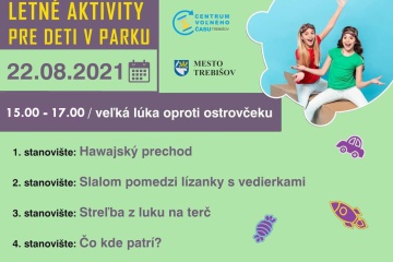 Letné aktivity pre deti v parku (CVČ) - 22. 8.