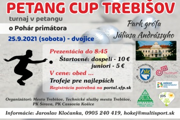 PETANG CUP TREBIŠOV - turnaj v petangu o Pohár primátora