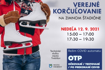 Obľúbené verejné korčuľovanie je späť - 12. 9.