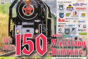 150. výročie  prevádzky trate Michaľany – Humenné