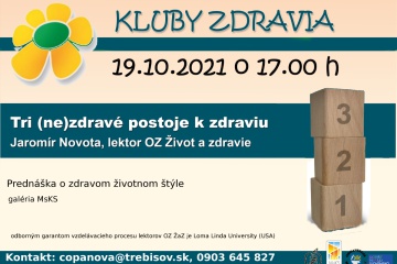 Kluby zdravia - Tri (ne)zdravé postoje k zdraviu