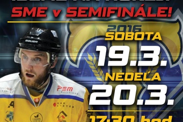Hokej: SEMIFINÁLE 19. a 20. marec 2022