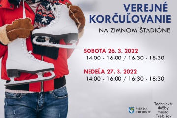 Verejné korčuľovanie 26. a 27. marca 2022