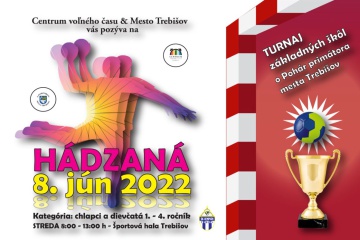 Turnaj základných škôl v hádzanej o Pohár primátora mesta Trebišov