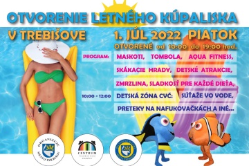 Letné kúpalisko mesto otvorí 1. júla 2022 o 10.00 hod.