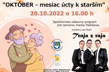 Október - mesiac úcty k starším: kultúrno-spoločenský program mesta