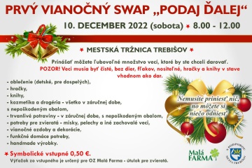 Vianočný swap - burza „Podaj ďalej“