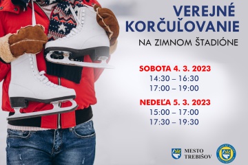 Verejné korčuľovanie 4. a 5. marec 2023