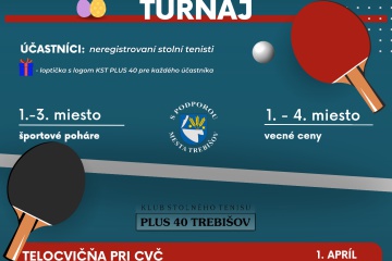 predVeľkonočný turnaj v stolnom tenise