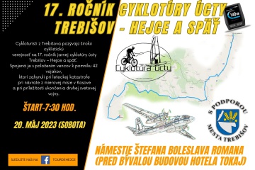 Cyklotúra úcty Trebišov - Hejce a späť