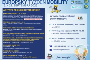 EURÓPSKY TÝŽDEŇ MOBILITY 2023 - aktivity mesta