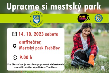 Upracme si mestský park - brigáda pre verejnosť