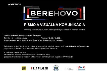 Workshop BEREHOVO - písmo a vizuálna komunikácia