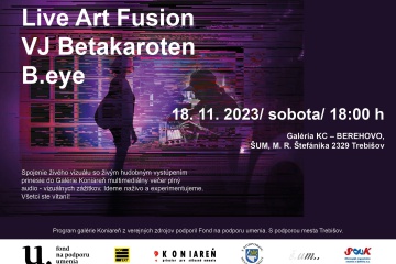 Multimediálny večer - Live Art Fusion: VJ Betakaroten, B.eye