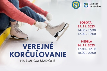 Verejné korčuľovanie 25. a 26. november 2023