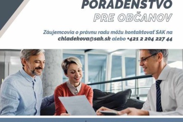 BEZPLATNÉ PRÁVNE PORADENSTVO PRE OBČANOV