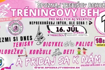 Tréningový beh - Spoznaj Trebišov behom