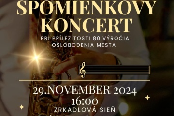 Spomienkový koncert pri príležitosti 80. výročia oslobodenia mesta Trebišov