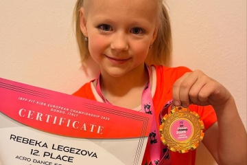 Trebišovčanka Rebeka opäť zažiarila – tentoraz na európskej scéne