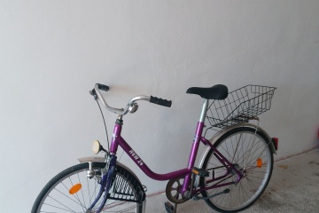 Nájdený dámsky bicykel