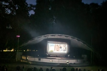 Premietanie pod hviezdami na mestskom amfiteátri Trebišov