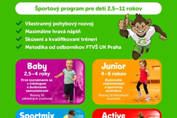Gymnathlon – športový program pre deti aj v našom meste