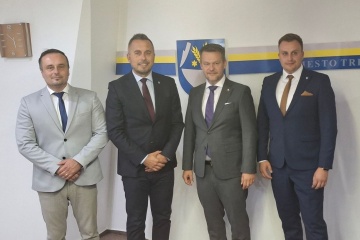 Slávnostné prijatie ministra investícií, regionálneho rozvoja a informatizácie Samuela Migaľa