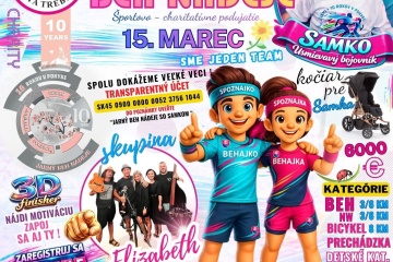 Jarný beh nádeje so Samkom