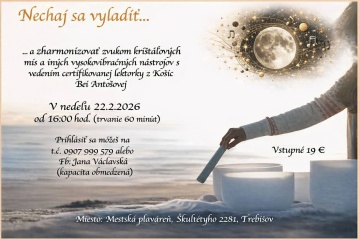 Zvukový kúpeľ na Mestskej plavárni