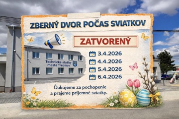Počas Veľkonočných sviatkov bude ZD zatvorený