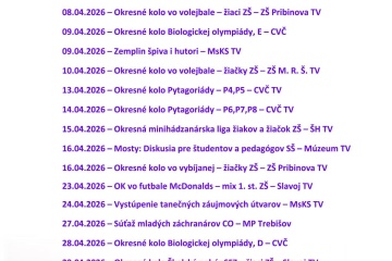 Apríl plný zážitkov v CVČ Trebišov