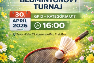 Jarný mládežnícky bedmintonový turnaj